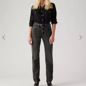Levi’s 501 Original Fit straight leg black jean